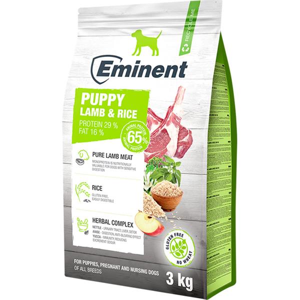 Tekro, spol. s r.o. Eminent Puppy Lamb & Rice 3 kg