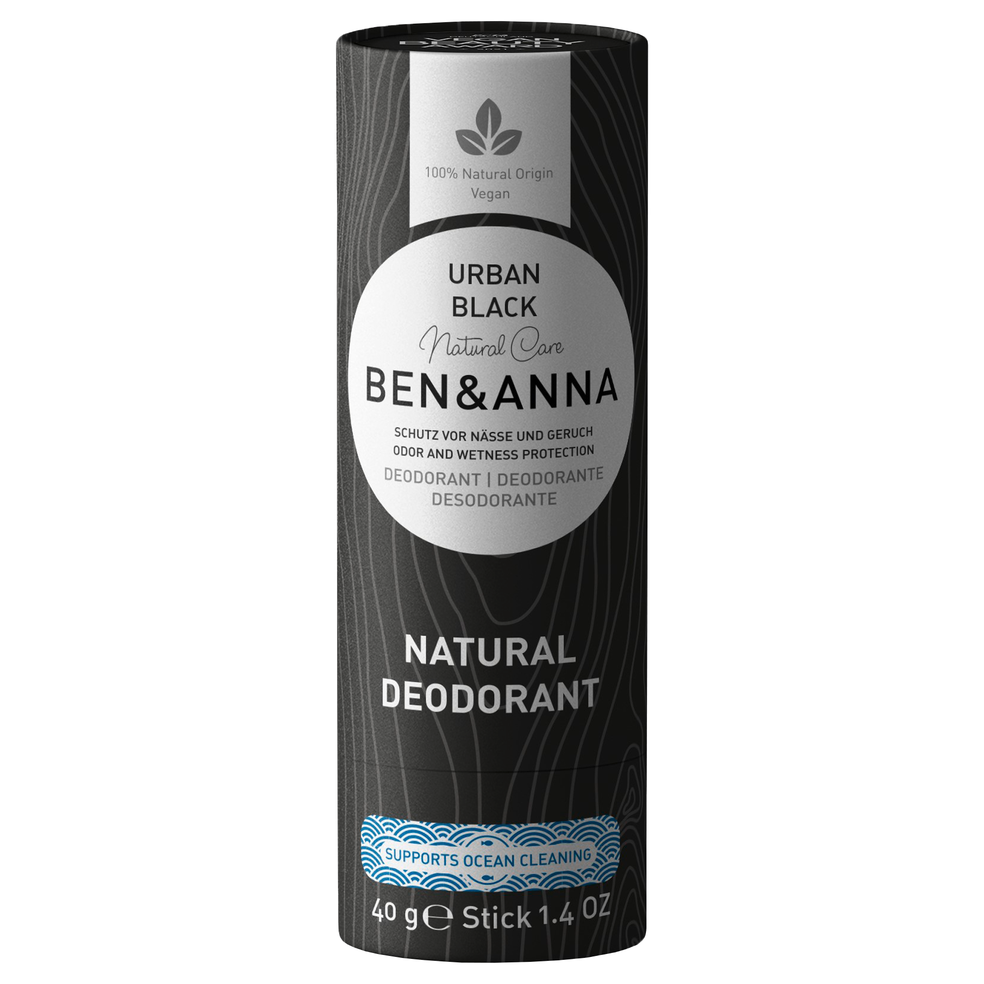 Ben & Anna Tuhý deodorant (40 g) - Kokos Varianta: Urban Black