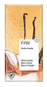 Vivani Bílá vanilková čokoláda 80 g bio