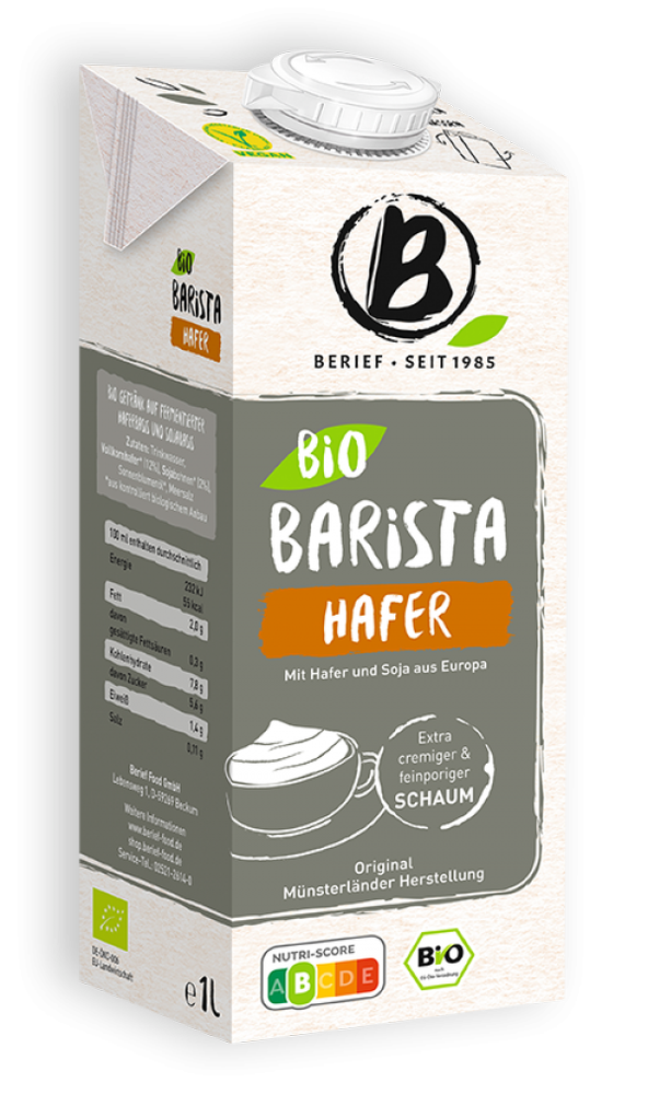 Berief Ovesný nápoj Barista 1l bio