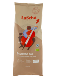 LaSelva Káva espresso Forte zrnková 1kg bio