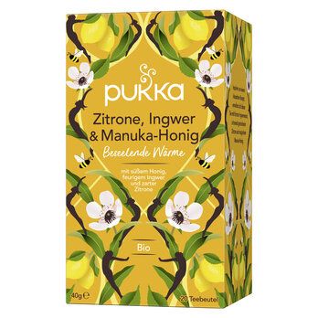 Pukka Čaj citron, zázvor a manuka med 40g bio