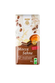 Gepa Čokoláda moka s bílou 80g bio