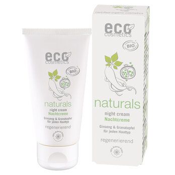 ECO Cosmetics Noční krém ženšen a granátové jablko 50ml eco
