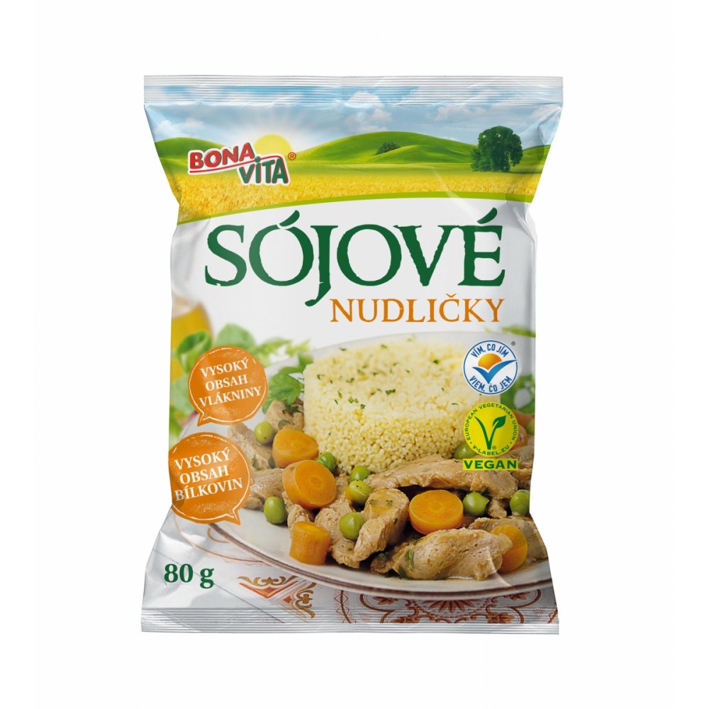 Nudličky sojové 80g BONAVITA