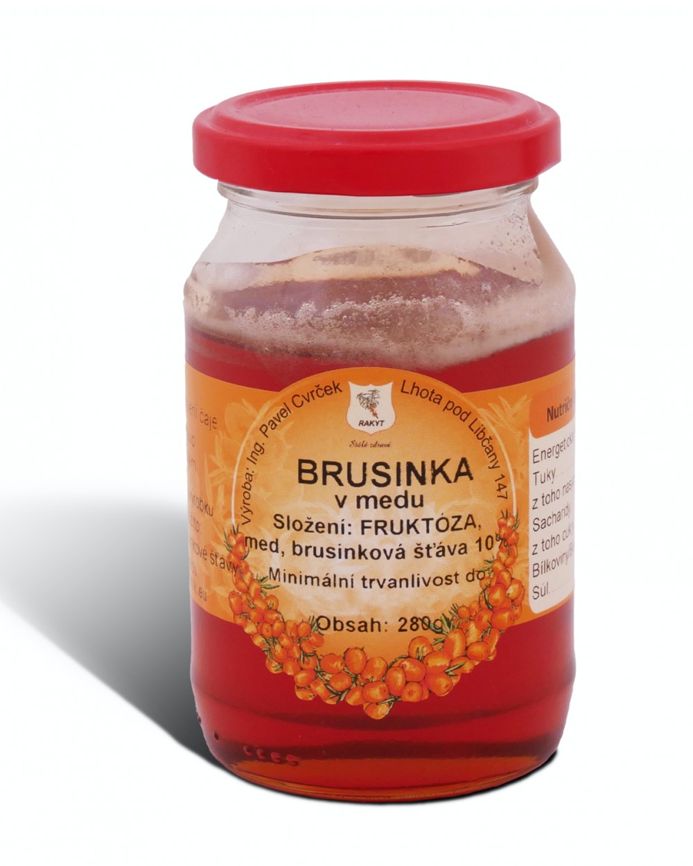 Brusinka v medu 250g CVRČEK