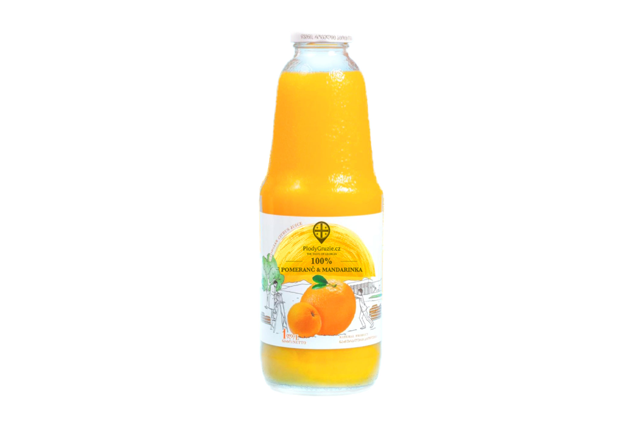 Ovocná šťáva POMERANČ & MANDARINKA - Georgian Nectar 1000ml