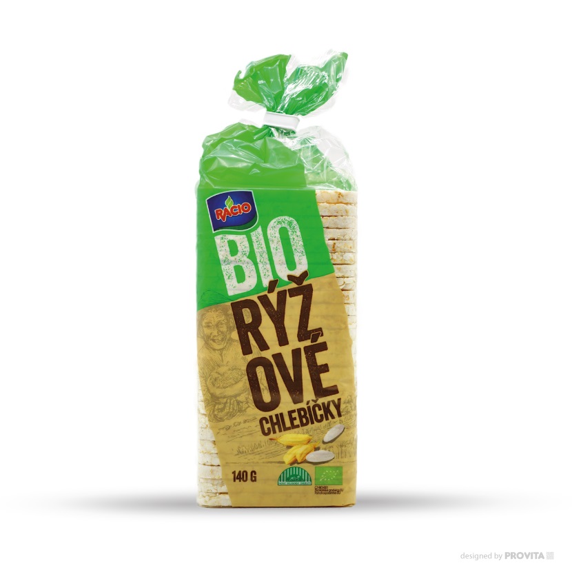 Chlebíčky rýžové bezl. 140g BIO RACIO