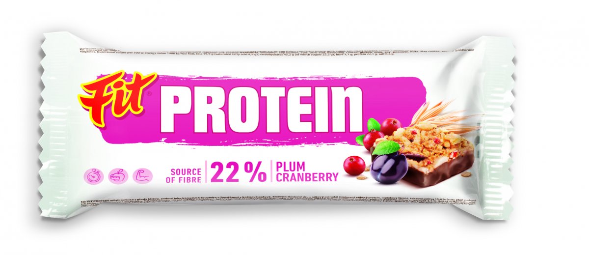 ÚSOVSKO FOOD Fit Protein tyčinka švestka, brusinka 35g