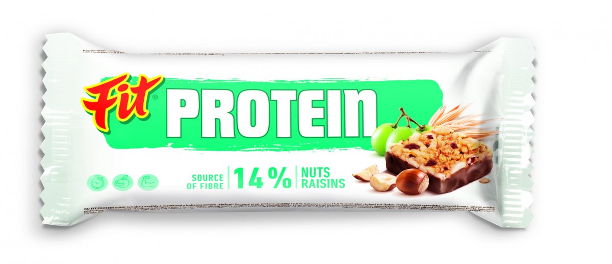 ÚSOVSKO FOOD Fit Protein tyčinka oříšek, rozinka 35g