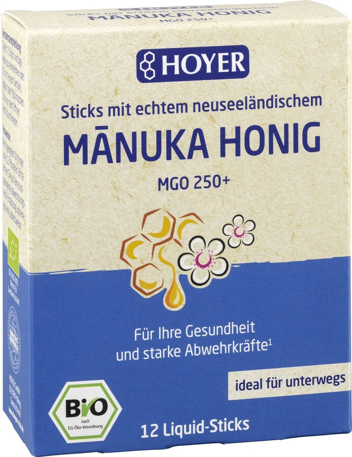 Hoyer Medové pytlíčky s vitamínem C 12 ks bio