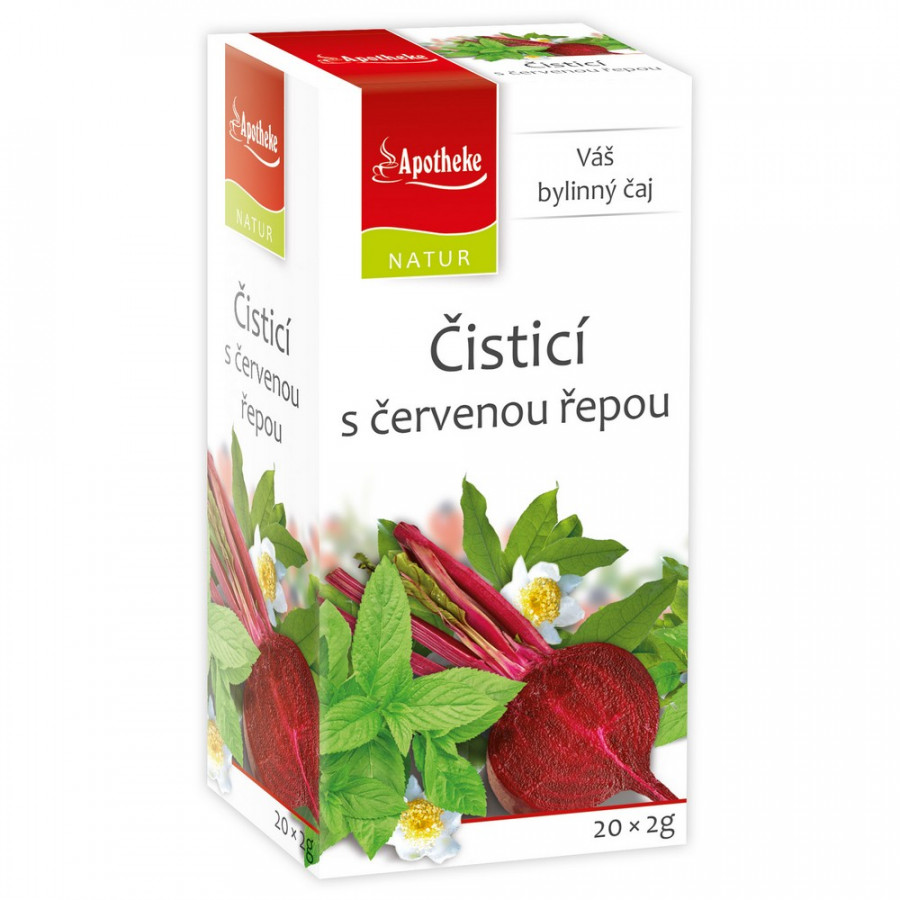 Apotheke Natur NATUR Čisticí s červenou řepou čaj 20x2g