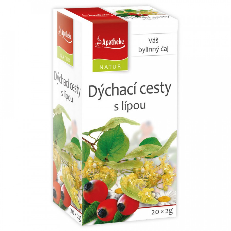 Apotheke Natur NATUR Dýchací cesty s lípou čaj 20x2g