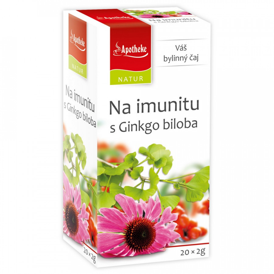 Apotheke Natur NATUR Na Imunitu s ginkgo čaj 20x2g