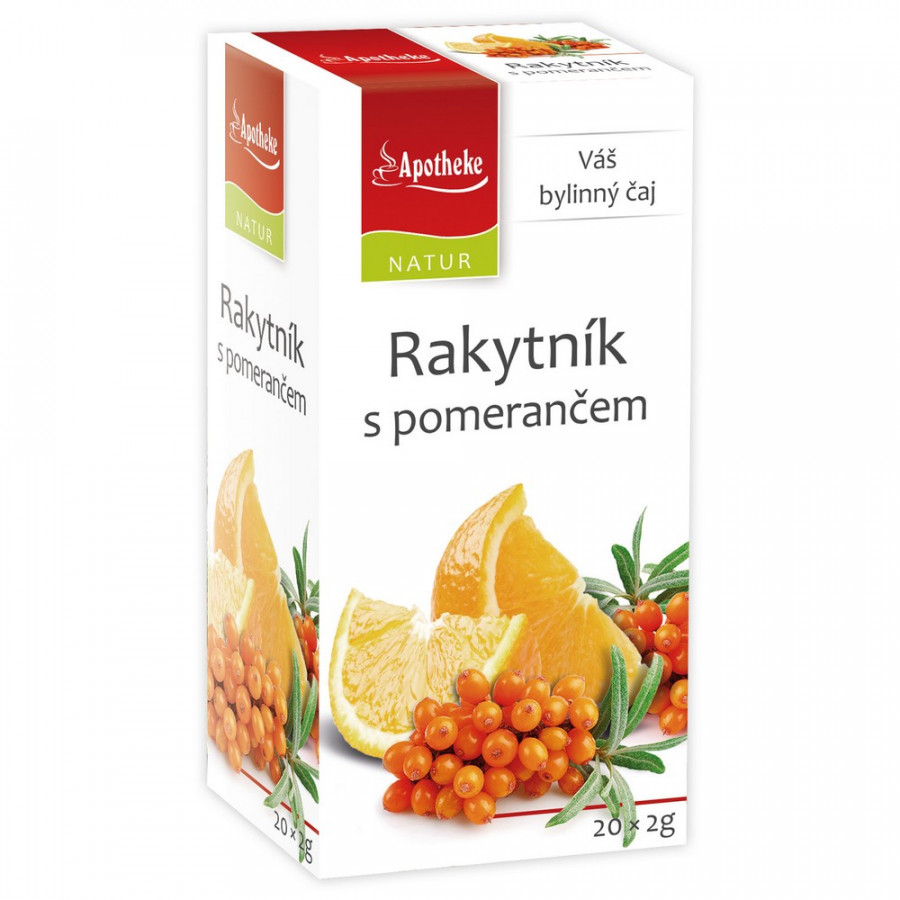 Apotheke Natur NATUR Rakytník s pomerančem čaj 20x2g