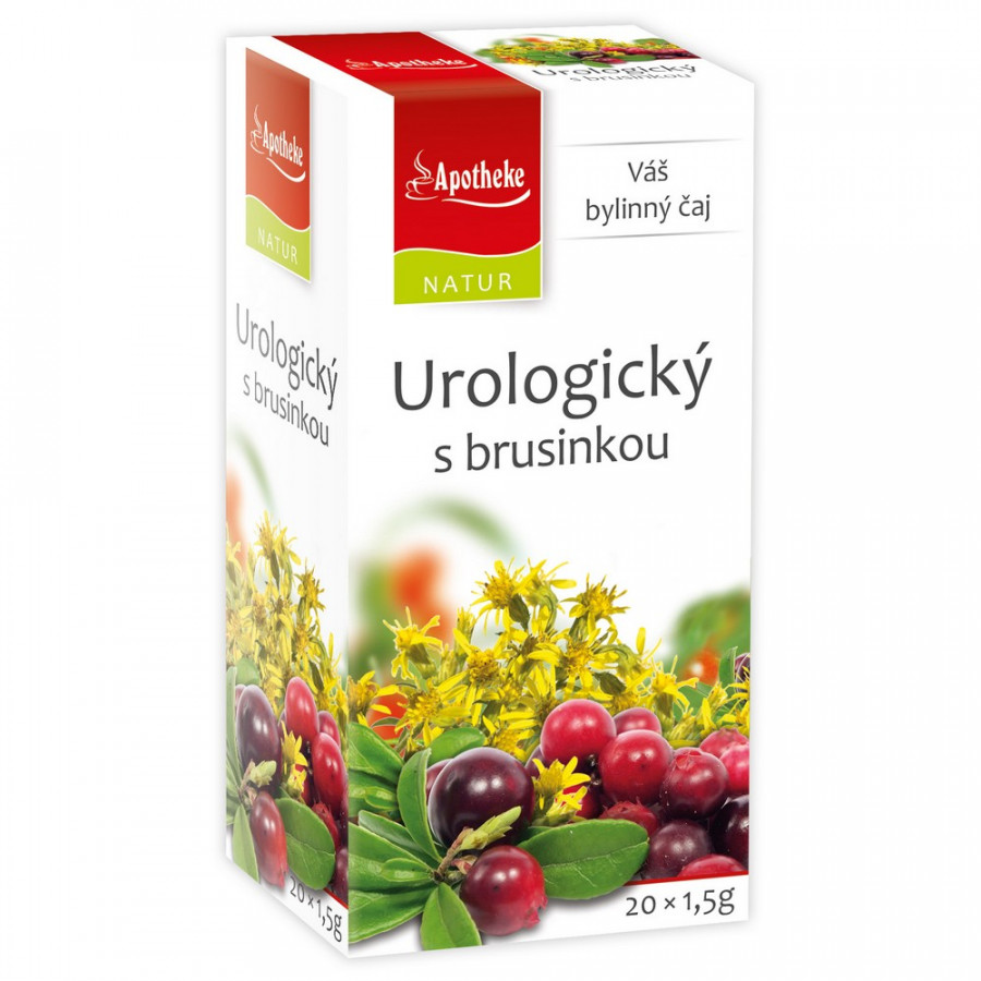 Apotheke Natur NATUR Urologický s brusinkou čaj 20x1,5g