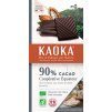 Bio hořká čokoláda 90% Ekvádor KAOKA 100 g  + Při koupi 12 a více kusů 3% Sleva