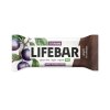 Tyčinka Lifebar švestka v čokoládě RAW 40 g BIO LIFEFOOD