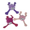 Cat toy - plush frog, mix of colors