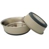 Heavy stainless steel bowl with silicone strap 0.9 l