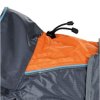 Regenmantel SOLID grau/orange