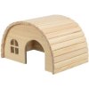 Dřevěné iglú pro hlodavce (Velikost dřevěného iglú 42 x 20 x 25 cm, např. králík)