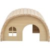 Dřevěné iglú pro hlodavce (Velikost dřevěného iglú 42 x 20 x 25 cm, např. králík)