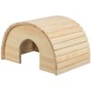 Dřevěné iglú pro hlodavce (Velikost dřevěného iglú 42 x 20 x 25 cm, např. králík)