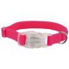 Neonhalsband mit leuchtendem Karabiner L-XL 40-65cm/25mm pink (RP 2,10 CZK)
