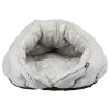 Feather plush cave, grey/silver