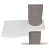 ACADIA scratching post, 3 posts, wall-mountable, 160cm, grey