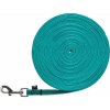 Rubberized tracking leash - turquoise