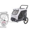Bicycle trolley with quick folding function L 74 x 95 x 103/143 cm, max. load capacity 30 kg, grey