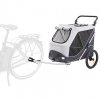 Bicycle trolley with quick folding function L 74 x 95 x 103/143 cm, max. load capacity 30 kg, grey
