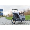 Bicycle trolley with quick folding function L 74 x 95 x 103/143 cm, max. load capacity 30 kg, grey