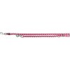 CAVO round extension reflective leash, fuchsia