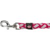 CAVO round extension reflective leash, fuchsia