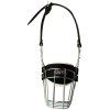 Metal muzzle Doberman - female, chrome 100 x 140 x 115 mm