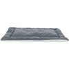 Farello pad, plush/woven fabric, white/grey
