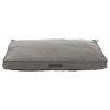 TALIS cushion, rectangle, woven fabric, grey