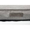 TALIS cushion, rectangle, woven fabric, grey