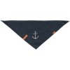 BE NORDIC šátek na krk, tmavomodrá s kotvou (Velikost šátku BE NORDIC S: 30 cm)