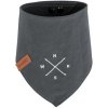 BE NORDIC neckerchief, dark gray with wind rose