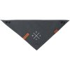 BE NORDIC neckerchief, dark gray with wind rose