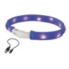 Guler plat luminos Nobby LED pentru caini albastru M 55cm  + 3% SLEVA se Slevovým kupónem: bonus