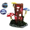 Nobby Aquarium Deko-Stamm mit Pilzen mit LED 23,8 x 11,7 x 23,3 cm  + 3% SLEVA se Slevovým kupónem: bonus
