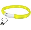 Guler plat luminos Nobby LED pentru caini galben L 70cm  + 3% SLEVA se Slevovým kupónem: bonus