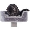 Nobby Classic ZERA double-decker scratching post grey 97cm