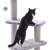 Nobby Classic ZERA double-decker scratching post grey 97cm