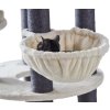 Nobby Arda double scratching post cream with black trunks 138cm